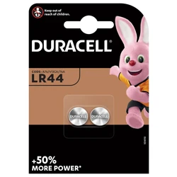 2 pilas de botón alcalinas LR44 1,5 V 