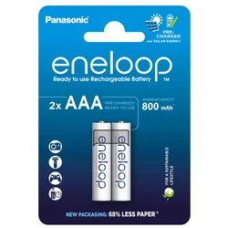 2 pilas recargables NIMH AAA 1,2 V 800 mAh