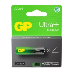 4 pilas alcalinas AA 1,5 V Ultra Plus 