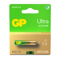 4 pilas alcalinas AAA 1,5 V Ultra 