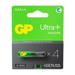 4 pilas alcalinas AAA 1,5 V Ultra Plus 