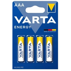 4 pilas alcalinas LR03/AAA 1,5 V Energy 