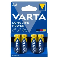 4 pilas alcalinas LR6/AA 1,5 V Longlife Power 2850mAh