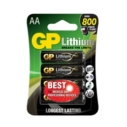 4 pilas de litio AA 1,5 V 