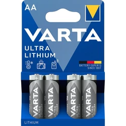 4 pilas de litio LR6/AA 1,5 V Ultra 