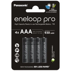 4 pilas recargables NIMH AAA 1,2 V PRO 930 mAh