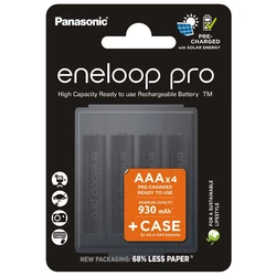 4 pilas recargables NIMH AAA 1,2 V PRO 930 mAh