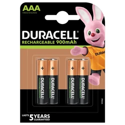 4 pilas recargables NIMH AAA 1,5 V 900 mAh