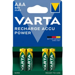 4 pilas recargables NIMH LR03/AAA 1,2 V Ready2Use 800 mAh 