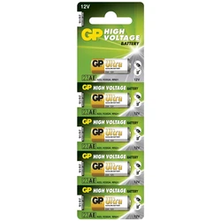 5 pilas alcalinas 23 A 12 V Ultra 