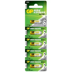 5 pilas alcalinas 27 A 12 V Super 