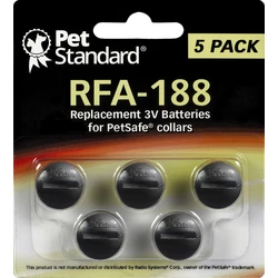 5 pilas para collar anti ladridos RFA-188 3 V 