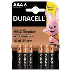 6 pilas alcalinas AAA 1,5 V Basic, Duralock, C&B 