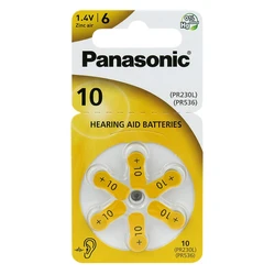 6 pilas auditivas de zinc-aire 10 1,4 V 