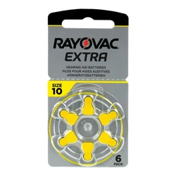 6 pilas auditivas de zinc-aire 10 1,45 V Extra 