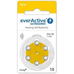 6 pilas auditivas de zinc-aire 10 1,45 V Ultrasonic 
