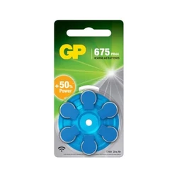 6 pilas auditivas de zinc-aire A675 1,45 V 