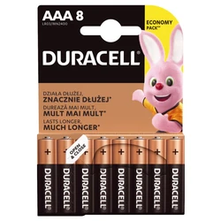 8 pilas alcalinas AAA 1,5 V Duralock, C&B 