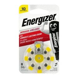 8 pilas auditivas de zinc-aire 10 1,45 V 
