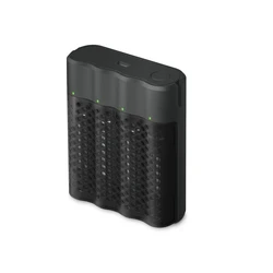Cargador rápido USB GP P461  + 4 pilas NiMH AA 2000 mAh Pro